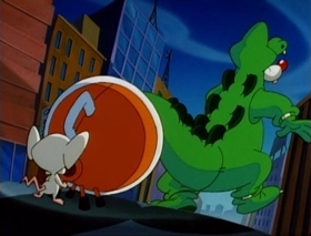 Screenshots from the 1995 Amblin Entertainment cartoon Tokyo Grows