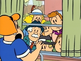 Screenshots from the 1995 CINAR cartoon Green Girl