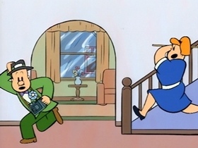 Screenshots from the 1995 CINAR cartoon Green Girl
