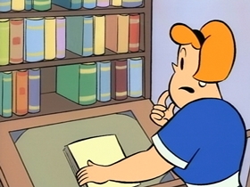 Screenshots from the 1995 CINAR cartoon Green Girl