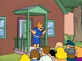 Screenshots from the 1995 CINAR cartoon Green Girl