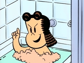 Screenshots from the 1995 CINAR cartoon Green Girl