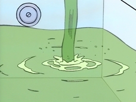 Screenshots from the 1995 CINAR cartoon Green Girl