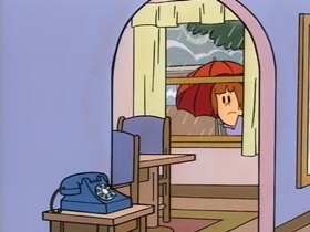 Screenshots from the 1995 CINAR cartoon Rainy Day