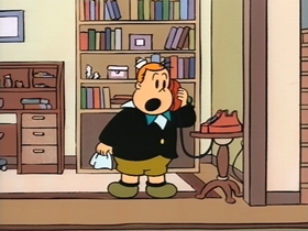 Screenshots from the 1995 CINAR cartoon Rainy Day