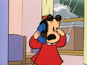 Screenshots from the 1995 CINAR cartoon Rainy Day