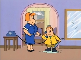 Screenshots from the 1995 CINAR cartoon Rainy Day