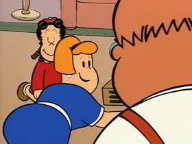 Screenshots from the 1995 CINAR cartoon Alvin