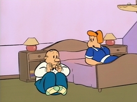 Screenshots from the 1995 CINAR cartoon Alvin