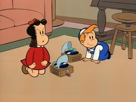 Screenshots from the 1995 CINAR cartoon Alvin