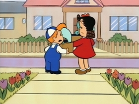 Screenshots from the 1995 CINAR cartoon Alvin