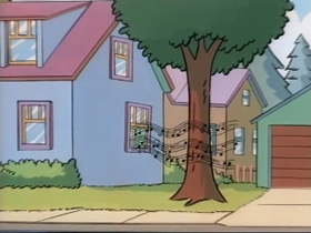 Screenshots from the 1995 CINAR cartoon Alvin