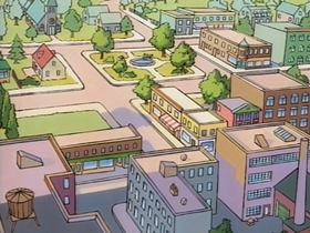 Screenshots from the 1995 CINAR cartoon Alvin