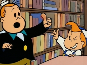 Screenshots from the 1995 CINAR cartoon Crybaby