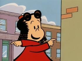 Screenshots from the 1995 CINAR cartoon Crybaby