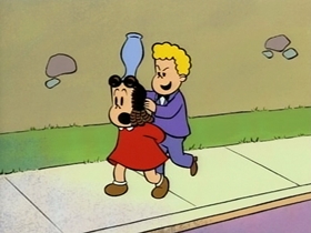 Screenshots from the 1995 CINAR cartoon Lulu