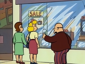 Screenshots from the 1995 CINAR cartoon Lulu