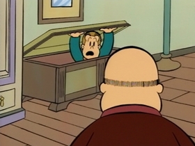 Screenshots from the 1995 CINAR cartoon Lulu