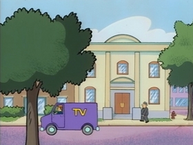 Screenshots from the 1995 CINAR cartoon Lulu