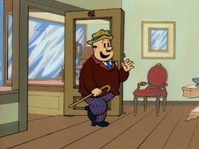Screenshots from the 1995 CINAR cartoon Lulu