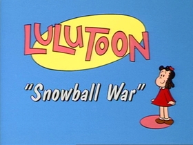 Screenshots from the 1995 CINAR cartoon Snowball War