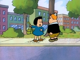 Screenshots from the 1995 CINAR cartoon Jr. Detective Tubby