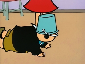 Screenshots from the 1995 CINAR cartoon Jr. Detective Tubby