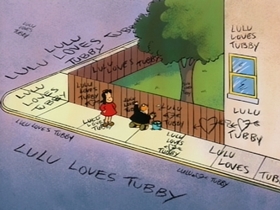Screenshots from the 1995 CINAR cartoon Jr. Detective Tubby