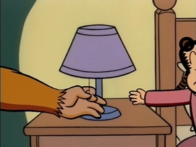 Screenshots from the 1995 CINAR cartoon Gilbert the Gorilla