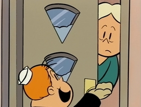 Screenshots from the 1995 CINAR cartoon Snow Business