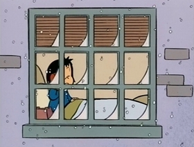 Screenshots from the 1995 CINAR cartoon Snow Business