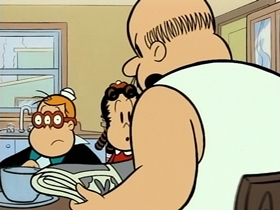 Screenshots from the 1995 CINAR cartoon The Case of the Egg in the Shoe