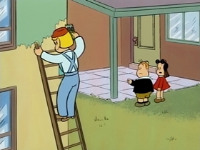 Screenshots from the 1995 CINAR cartoon The Case of the Egg in the Shoe