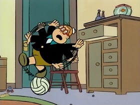 Screenshots from the 1995 CINAR cartoon The Case of the Egg in the Shoe