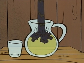 Screenshots from the 1995 CINAR cartoon Business Girl