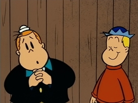 Screenshots from the 1995 CINAR cartoon Business Girl