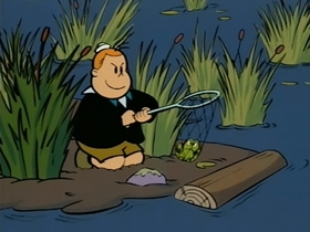 Screenshots from the 1995 CINAR cartoon Business Girl