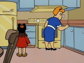 Screenshots from the 1995 CINAR cartoon The Pet Duck