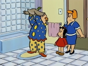 Screenshots from the 1995 CINAR cartoon The Pet Duck