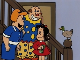 Screenshots from the 1995 CINAR cartoon The Pet Duck