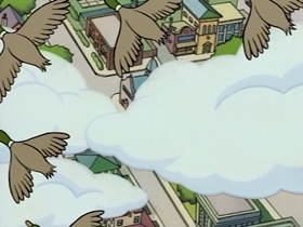 Screenshots from the 1995 CINAR cartoon The Pet Duck