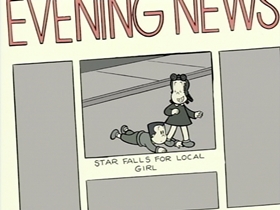 Screenshots from the 1995 CINAR cartoon Rich Little Poor Boy