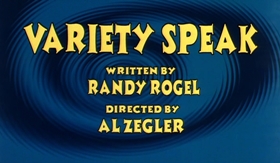 Screenshots from the 1995 Amblin Entertainment cartoon Variety Speak