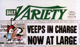 Screenshots from the 1995 Amblin Entertainment cartoon Variety Speak