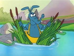 Screenshots from the 1995 MGM cartoon The Ant and the Aardvark