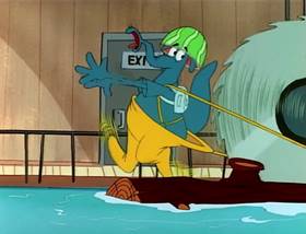 Screenshots from the 1995 MGM cartoon The Ant and the Aardvark