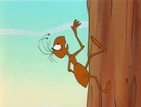 Screenshots from the 1995 MGM cartoon The Ant and the Aardvark