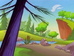 Screenshots from the 1995 MGM cartoon The Ant and the Aardvark
