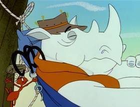 Screenshots from the 1995 MGM cartoon The Ant and the Aardvark