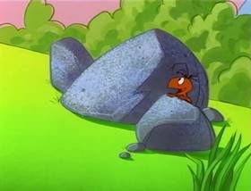Screenshots from the 1995 MGM cartoon The Ant and the Aardvark
